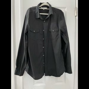 Men's button down casual shirt